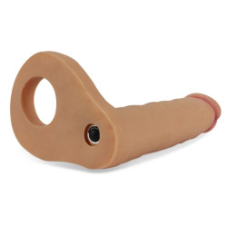 LoveToy Gode vibrant Double Pénétration 14 x 3 cm